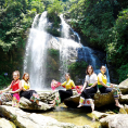 Thác Mưa, bản Chà Luôn
