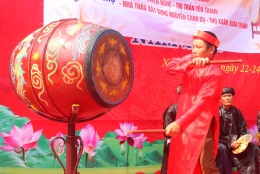 Hội thi đánh trống tế ở Yên Thành