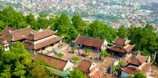 Núi Dũng Quyết và khu vực Phượng Hoàng Trung Đô