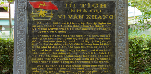 Cơ sở cách mạng thời kỳ Xô Viết Nghệ Tĩnh 1930-1931 (nhà cụ Vi Văn Khang)