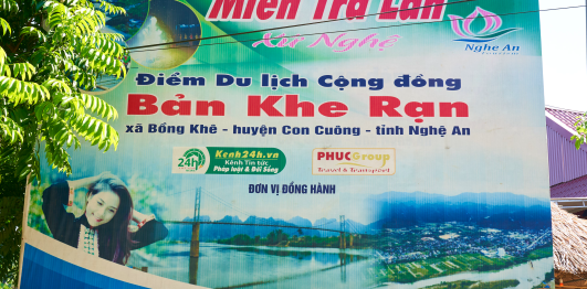 Điểm du lịch cộng đồng bản Khe Rạn, huyện Con Cuông