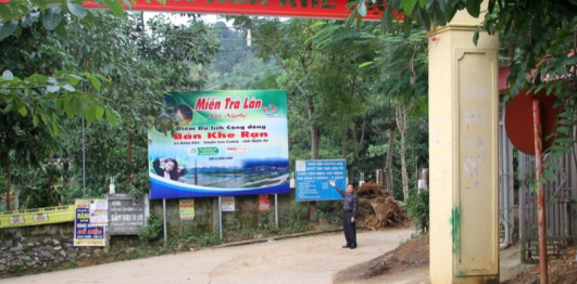 Điểm du lịch cộng đồng bản Khe Rạn, huyện Con Cuông