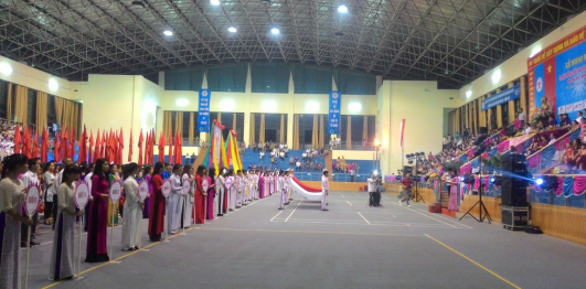 Đại hội thể dục thể thao cấp xã tại TP Vinh