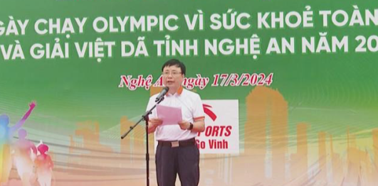 Lễ phát động ngày chạy olympic về sức khỏe toàn dân và giải việt dã tỉnh Nghệ An