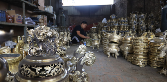 Làng nghề đúc đồng Bằng Châu