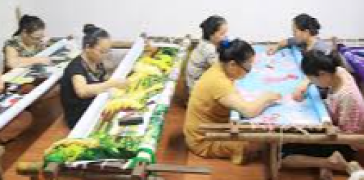 Làng nghề thêu Thắng Lợi