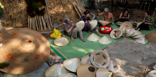 Làng nón lá Mỹ Lam