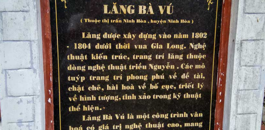 Lăng Bà Vú