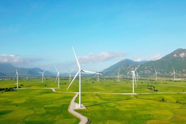 Cánh đồng điện gió Mũi Dinh