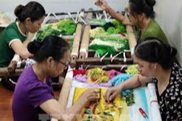 Làng nghề thêu Thắng Lợi
