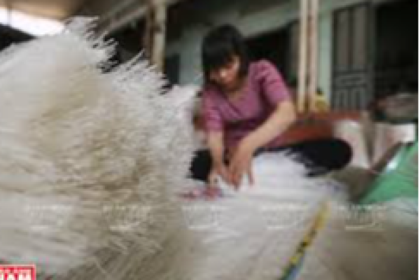 Làng nghề CB tinh bột sắn thôn Minh Hồng
