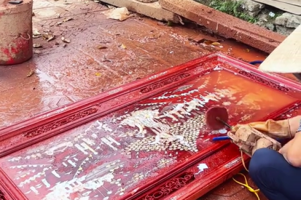 Làng nghề khảm trai thôn Đồng Vinh