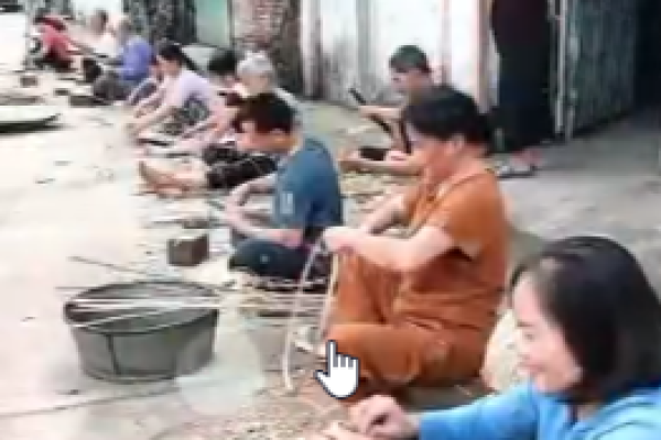 Làng nghề truyền thống Mây tre đan Xuân Dương