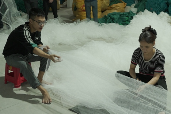 Làng nghề truyền thống sản xuất lưới cước Trần Phú