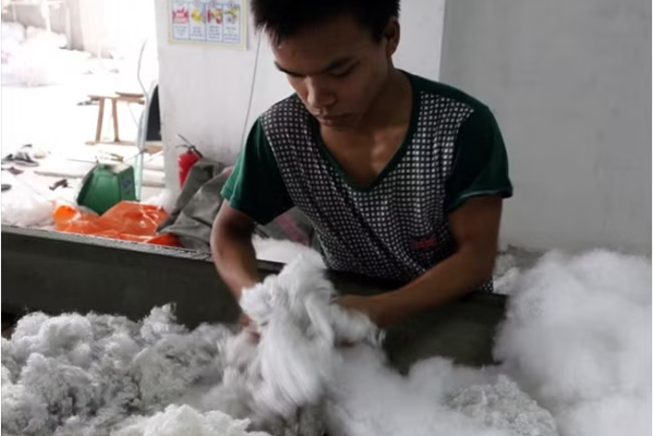 Làng nghề bông len thôn Trát Cầu