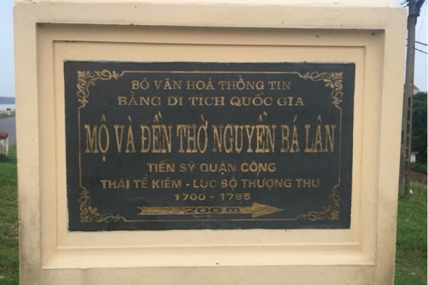 Mộ và đền thờ Nguyễn Bá Lân