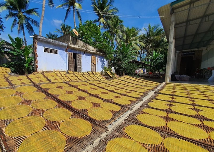Làng nghề bánh tráng nước dừa Tam Quan 