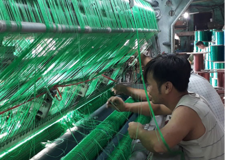 Làng nghề dệt lưới chã Văn Lãng
