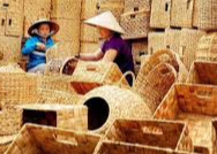 Làng nghề cỏ tế mây tre đan xã Phú Túc