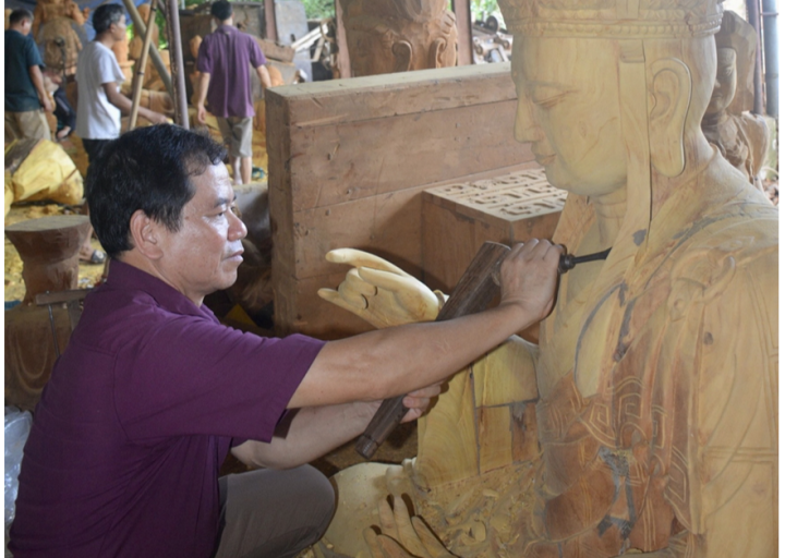 Làng nghề điêu khắc Nhân Hiền