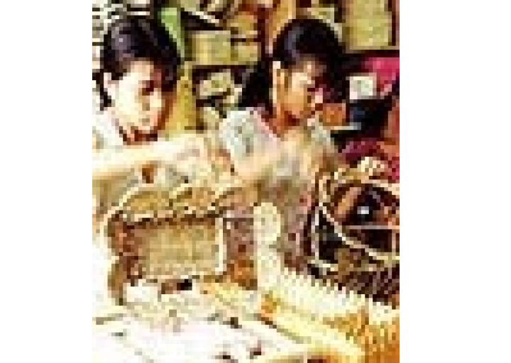 Làng nghề tre đan thôn Xâm Dương I