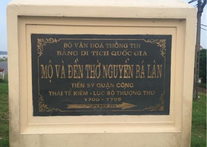 Mộ và đền thờ Nguyễn Bá Lân
